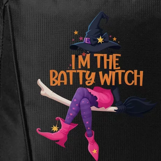 IM The Batty Witch Funny Halloween Costume City Backpack