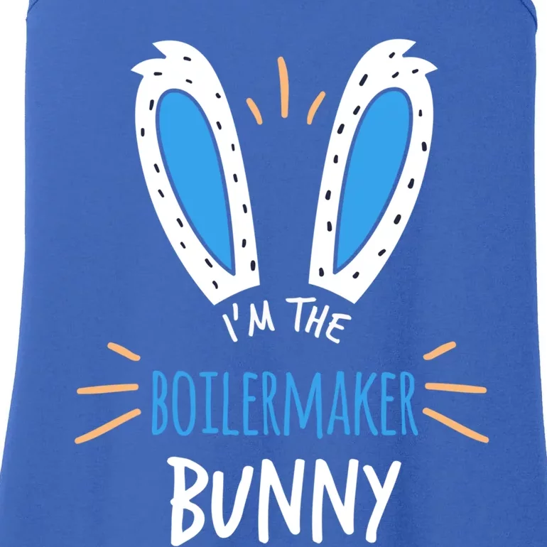 I'm The Boilermaker Bunny Ears Welder Easter Sunday Gift Ladies Essential Tank