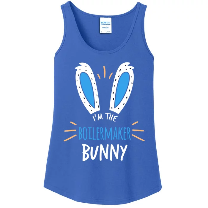 I'm The Boilermaker Bunny Ears Welder Easter Sunday Gift Ladies Essential Tank