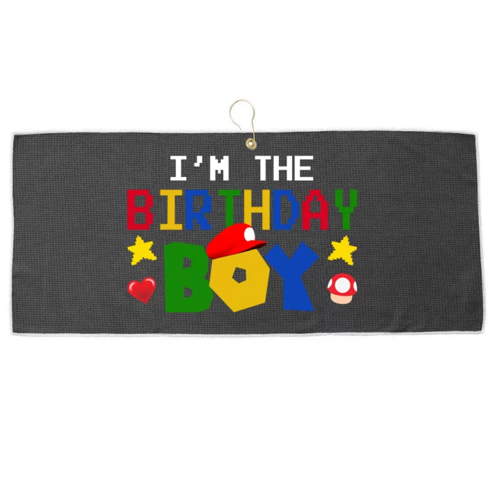 Im The Birthday Boy Game Gaming Gift Large Microfiber Waffle Golf Towel