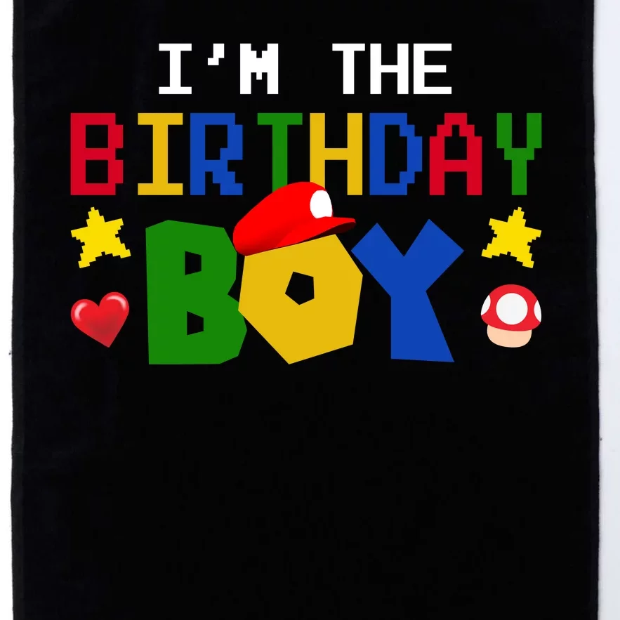 Im The Birthday Boy Game Gaming Gift Platinum Collection Golf Towel