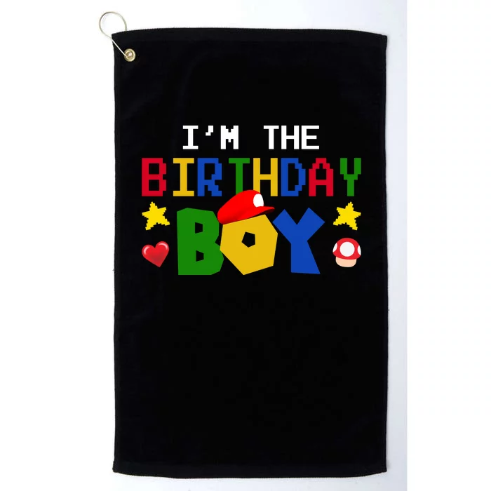 Im The Birthday Boy Game Gaming Gift Platinum Collection Golf Towel