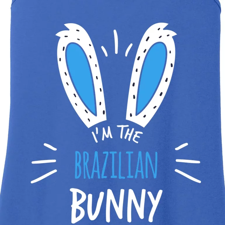 I'm The Brazilian Bunny Ears Brazil Easter Sunday Gift Ladies Essential Tank