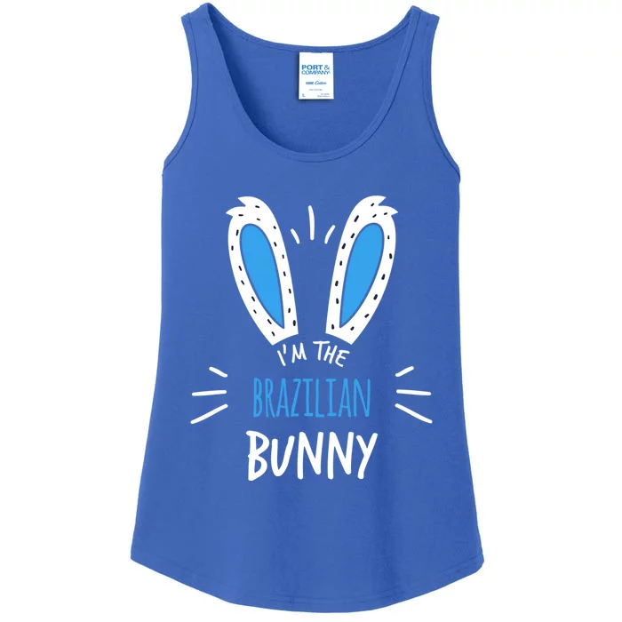 I'm The Brazilian Bunny Ears Brazil Easter Sunday Gift Ladies Essential Tank