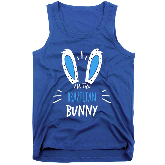 I'm The Brazilian Bunny Ears Brazil Easter Sunday Gift Tank Top