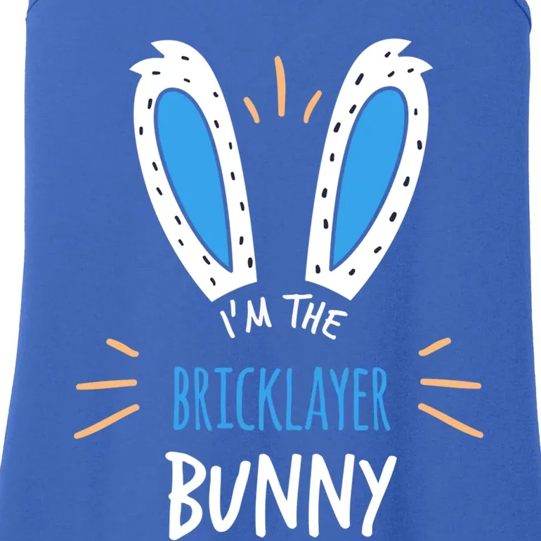 I'm The Bricklayer Bunny Ears Construction Easter Sunday Gift Ladies Essential Tank