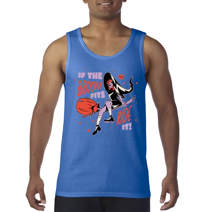 If The Boom Fits Ride It Halloween Witch Tank Top