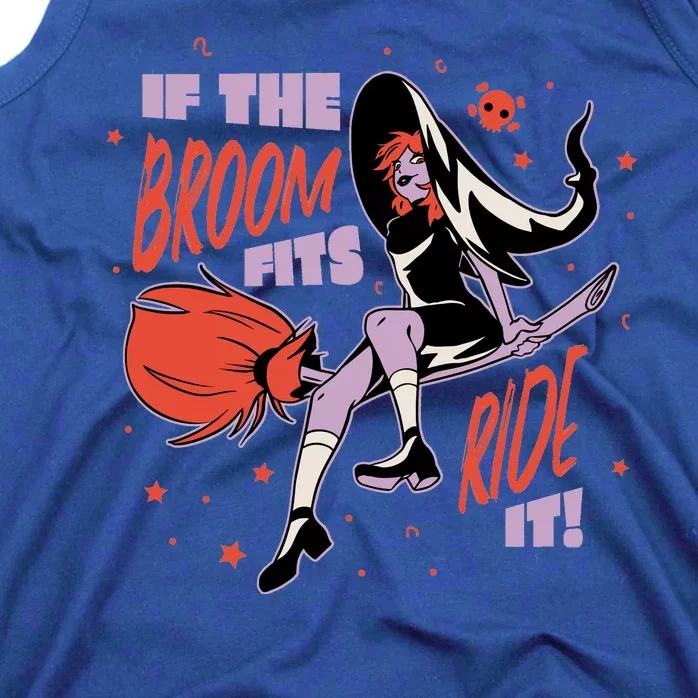 If The Boom Fits Ride It Halloween Witch Tank Top