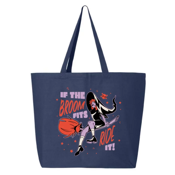 If The Boom Fits Ride It Halloween Witch 25L Jumbo Tote