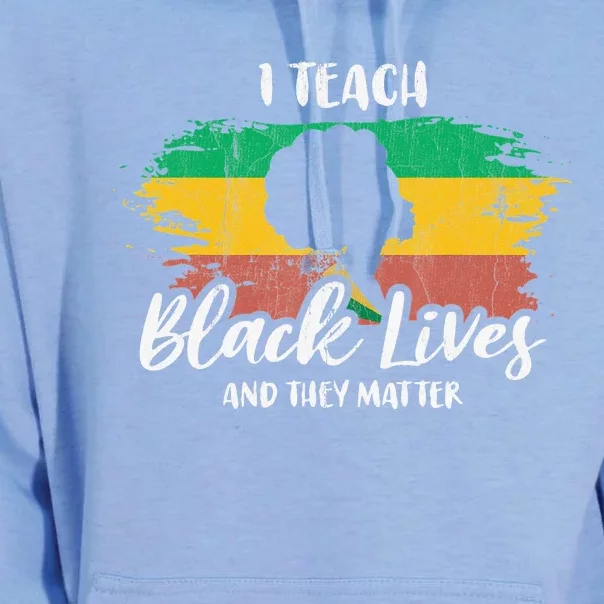 I Teach Black Lives And They Matter For Pride American Unisex Surf Hoodie