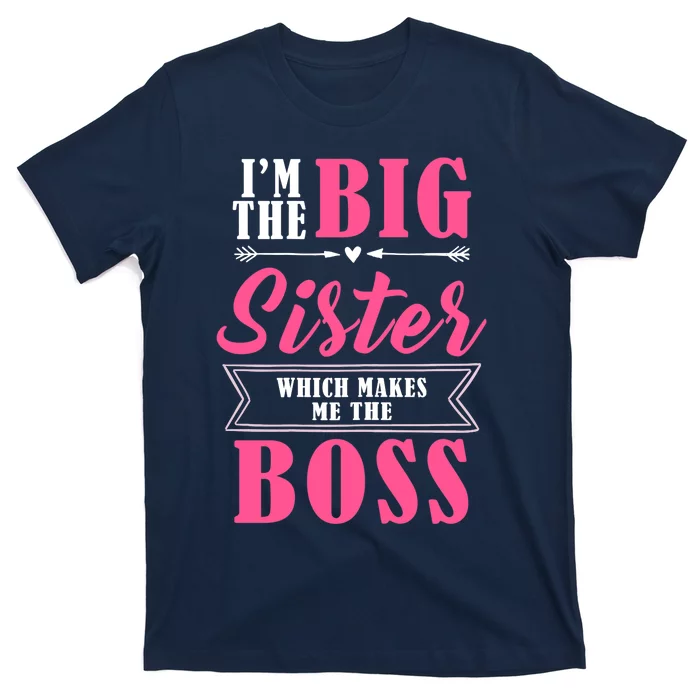 I'm The Big Sister Which Makes Me The Boss Girl T-Shirt