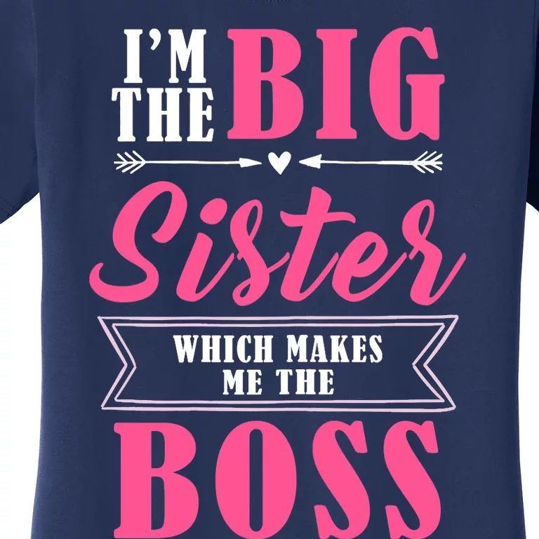 I'm The Big Sister Which Makes Me The Boss Girl Women's T-Shirt