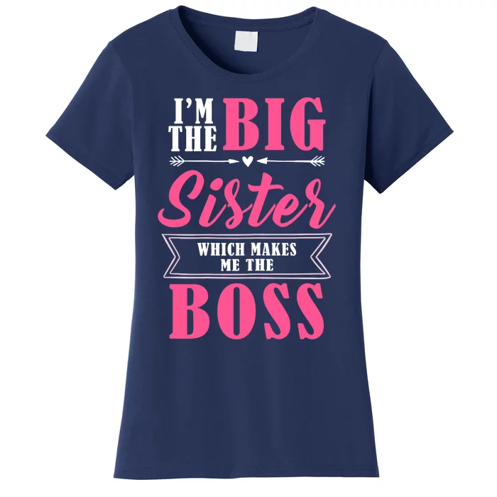 I'm The Big Sister Which Makes Me The Boss Girl Women's T-Shirt