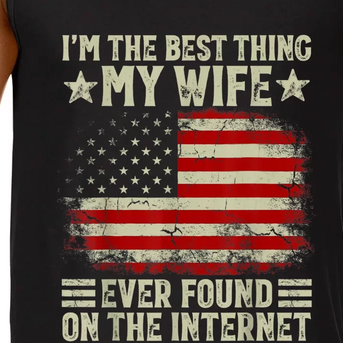 I'm The Best Thing My Wife Ever Found On The Internet Retro Comfort Colors® Tank Top