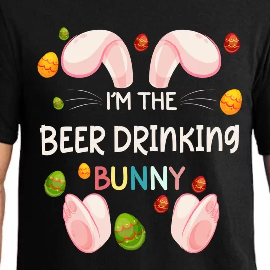 I'm The Beer Ing Bunny Funny Matching Family Easter Day Gift Pajama Set