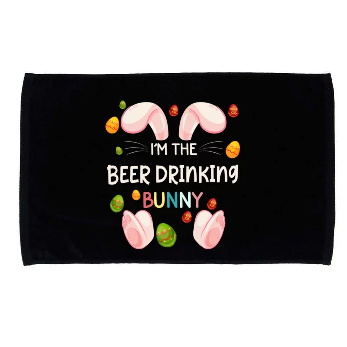 I'm The Beer Ing Bunny Funny Matching Family Easter Day Gift Microfiber Hand Towel