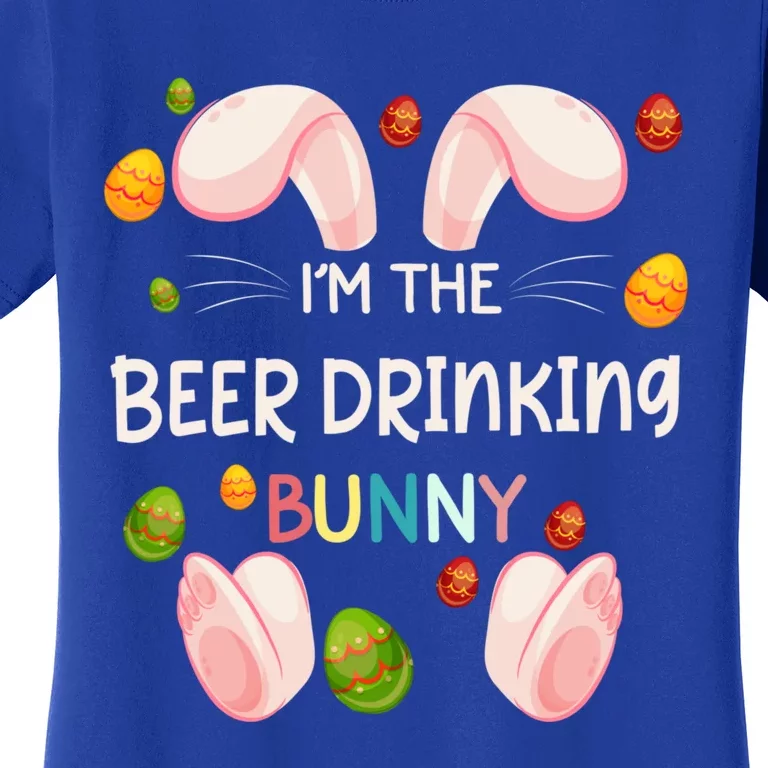 I'm The Beer Ing Bunny Funny Matching Family Easter Day Gift Women's T-Shirt