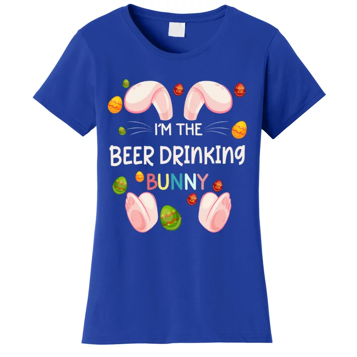 I'm The Beer Ing Bunny Funny Matching Family Easter Day Gift Women's T-Shirt