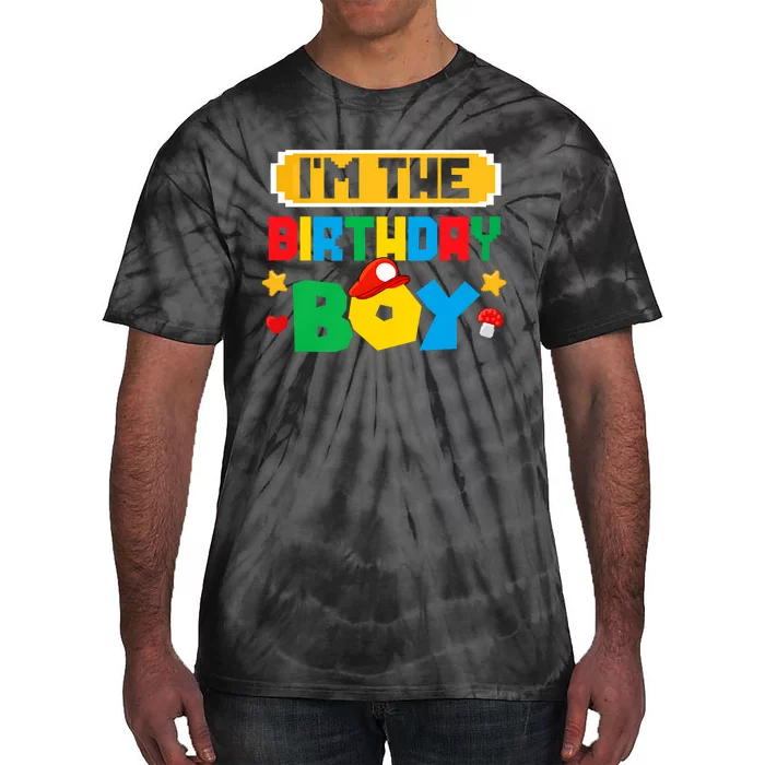 Im The Birthday Boy Game Gaming Family Matching Tie-Dye T-Shirt