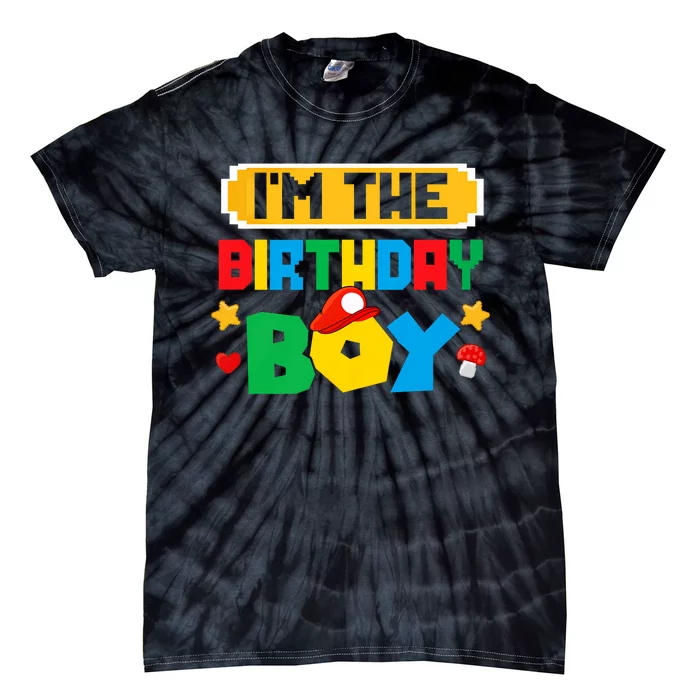 Im The Birthday Boy Game Gaming Family Matching Tie-Dye T-Shirt