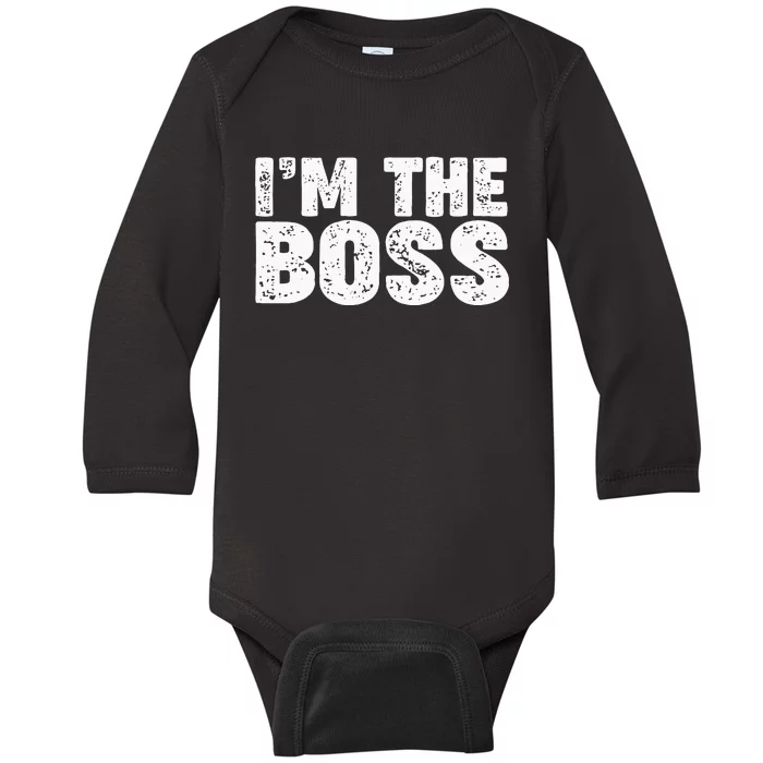 Im The Boss Baby Long Sleeve Bodysuit