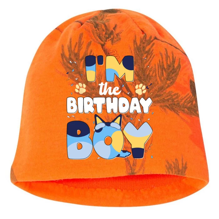 Im The Birthday Boy Dog Family Matching Kati - Camo Knit Beanie