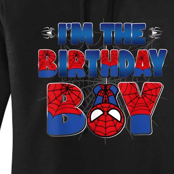 Im The Birthday Boy Spider Family Matching Women's Pullover Hoodie