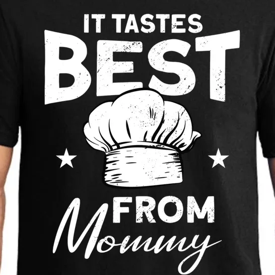 It Tastes Best From Mommy Cook Cooking Funny Chef Gift Pajama Set