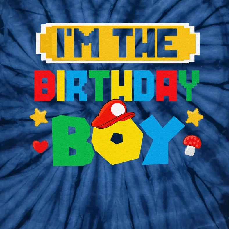 Im The Birthday Boy Game Gaming Family Matching Tie-Dye T-Shirt