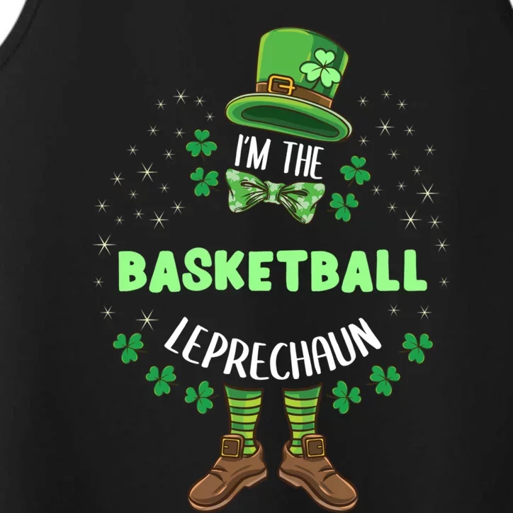 Im The Basketball Leprechaun St Patricks Day Meaningful Gift Performance Tank