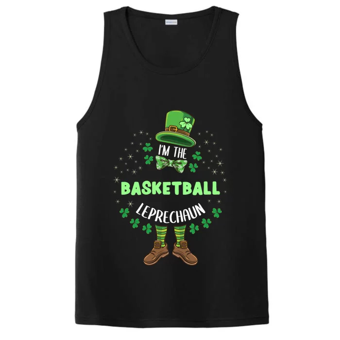 Im The Basketball Leprechaun St Patricks Day Meaningful Gift Performance Tank