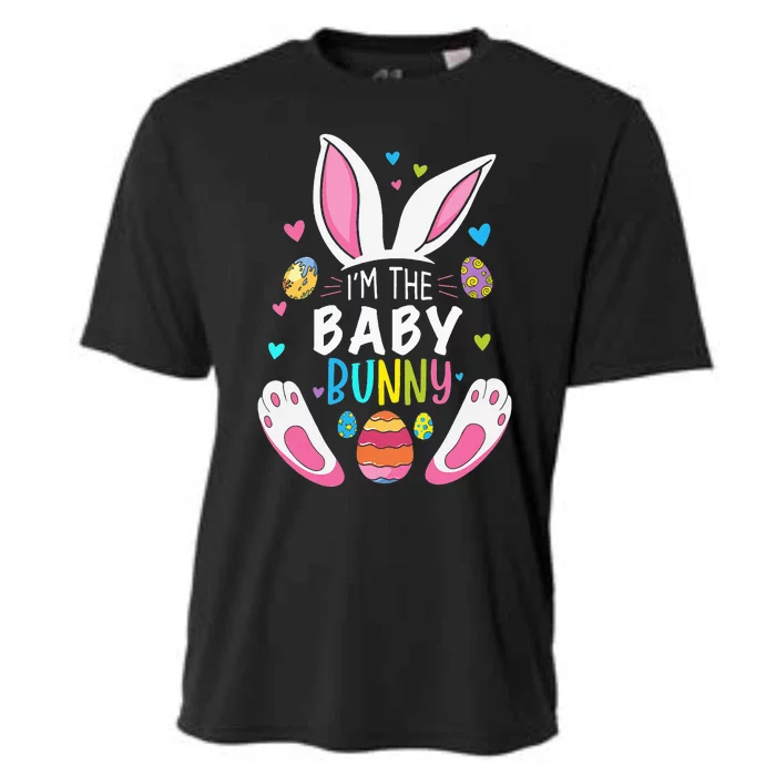 I'm The Baby Bunny Happy Easter Cute Baby Bunny Lover Cooling Performance Crew T-Shirt