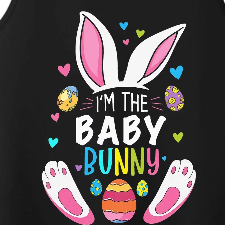 I'm The Baby Bunny Happy Easter Cute Baby Bunny Lover Performance Tank