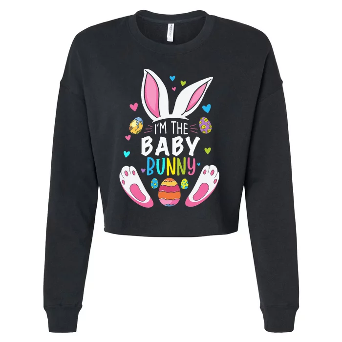 I'm The Baby Bunny Happy Easter Cute Baby Bunny Lover Cropped Pullover Crew