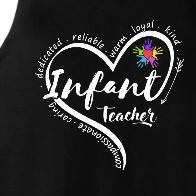 Infant Teacher Back to School Infant Daycare Teacher Ladies Tri-Blend Wicking Tank