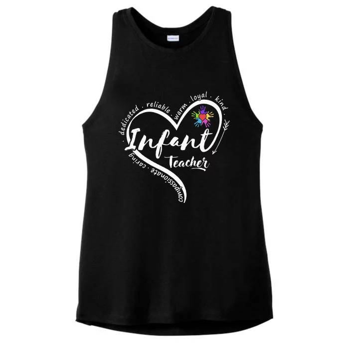 Infant Teacher Back to School Infant Daycare Teacher Ladies Tri-Blend Wicking Tank