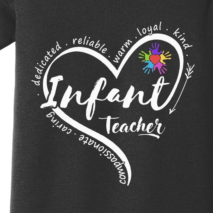 Infant Teacher Back to School Infant Daycare Teacher Baby Bodysuit