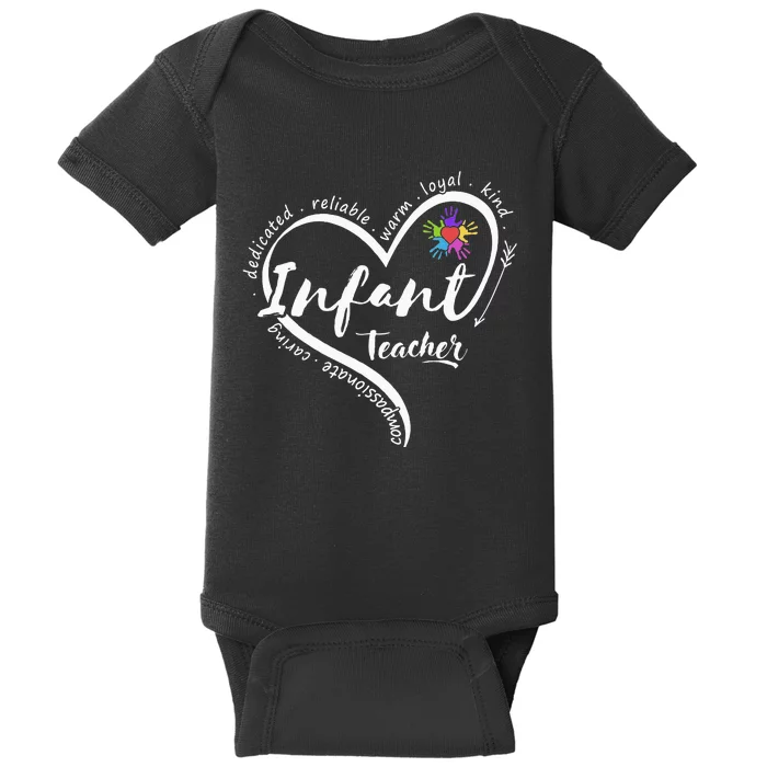 Infant Teacher Back to School Infant Daycare Teacher Baby Bodysuit