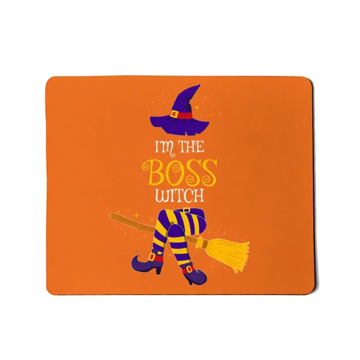 I’M The Boss Witch Family Matching Costume Halloween Mousepad