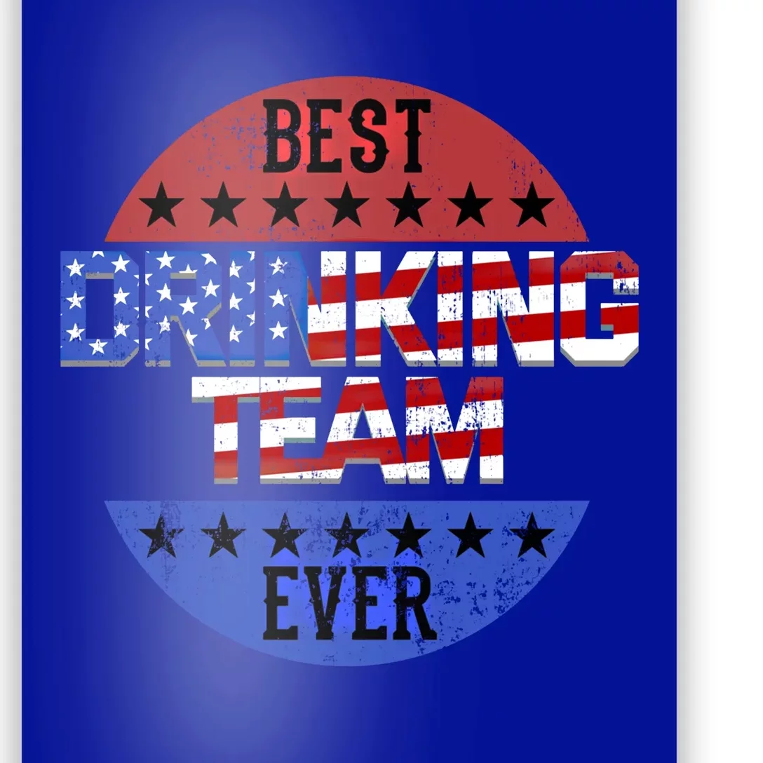 Ing Team Beer Pong Independence Day Patriotic Usa Flag Funny Gift Poster