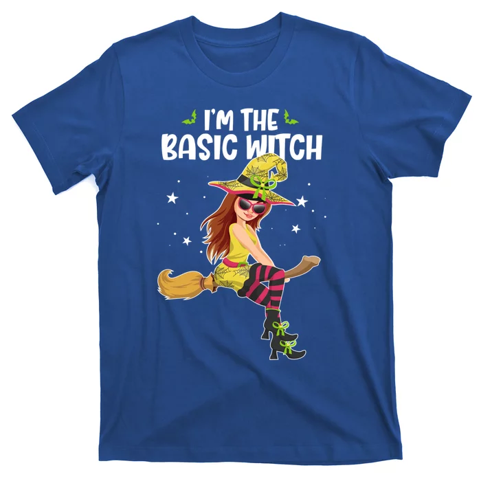 Im The Basic Witch Funny Halloween Matching Group Costume Gift T-Shirt