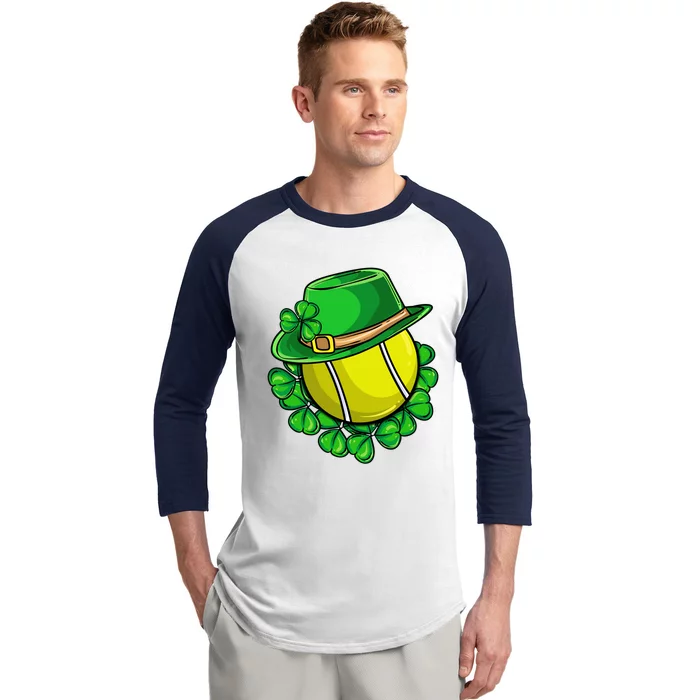 Irish Tennis Ball St Patricks Day Ireland Sports Meaningful Gift Baseball Sleeve Shirt