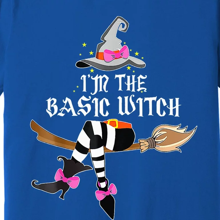 Im The Basic Witch Funny Halloween Matching Costume Premium T-Shirt