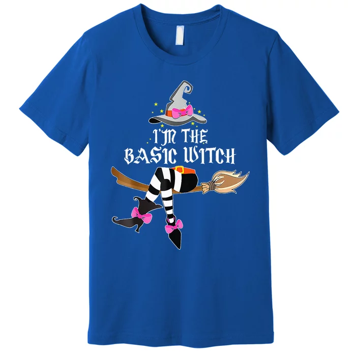 Im The Basic Witch Funny Halloween Matching Costume Premium T-Shirt