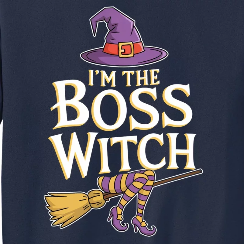 I’M The Boss Witch Funny Witch Costume Halloween Family Matching Costume Sweatshirt