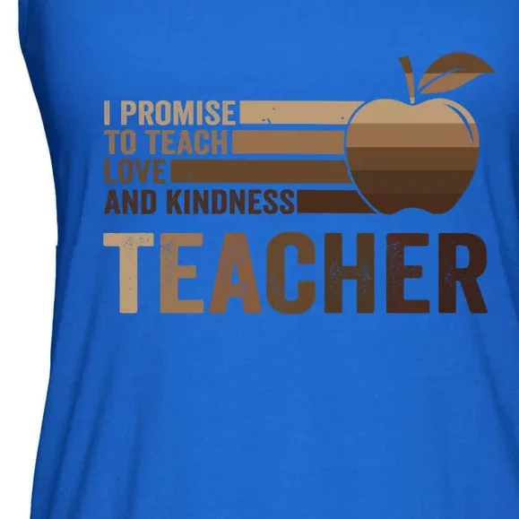 Inspirational Teacher Be Kind Tee African American Teacher Gift Ladies Essential Flowy Tank