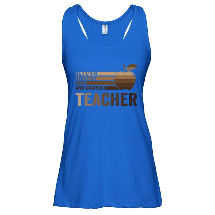 Inspirational Teacher Be Kind Tee African American Teacher Gift Ladies Essential Flowy Tank