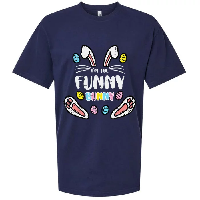 Im The Bunny Funny Rabbit Easter Matching Women Sueded Cloud Jersey T-Shirt