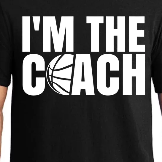 I'm The Basketball Coach Trainer Basketballer Coaching Gift Pajama Set