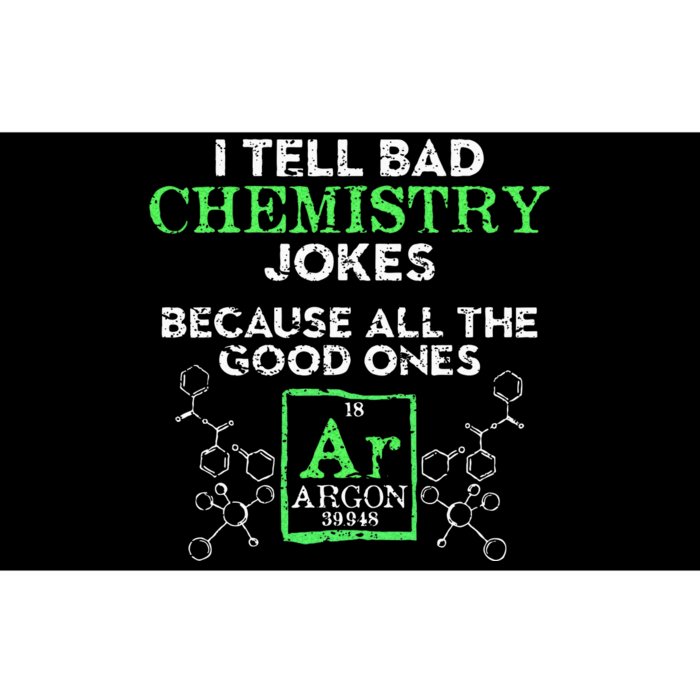 I Tell Bad Jokes Argon Funny Chemistry Joke Bumper Sticker